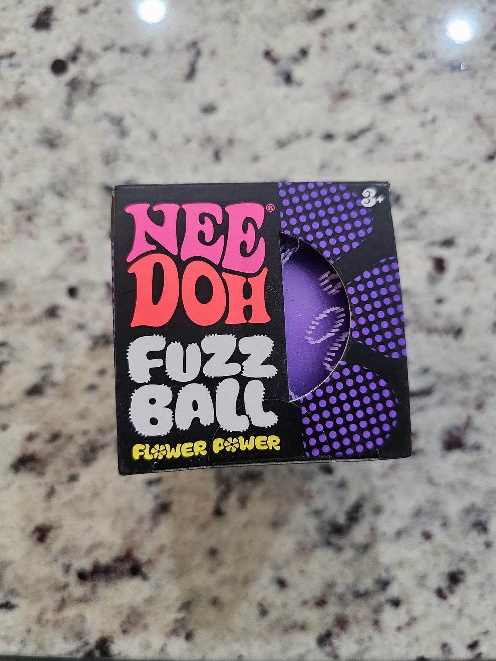 Fuzz Ball Kids Toy - Purple